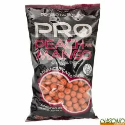 Bouillettes Starbaits Probiotic Peach & Mango 14mm 1kg