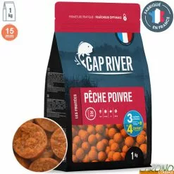 Bouillettes Cap River Peche Poivre 15mm 1kg