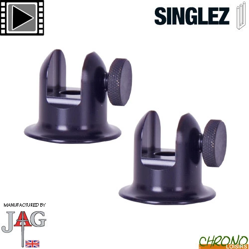 Adaptateur De Ponton Korda Singlez Stage Stand Alu Black (par 2)