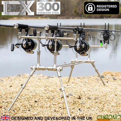 Rod Pod Carp Spirit Inox 300 Complet 3 Cannes
