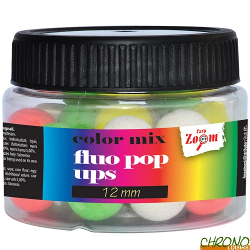 Pop Ups Carp Zoom Fluo Colour Mix Neutre