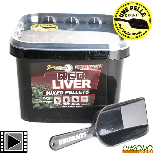 Pellets Starbaits Perf Concept Red Liver 2kg