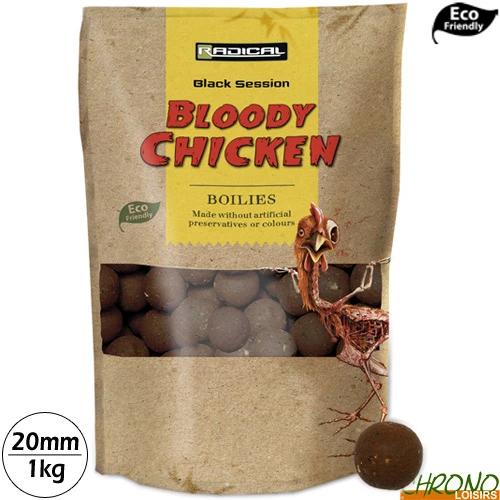 Bouillettes Radical Bloody Chicken 20mm 1kg