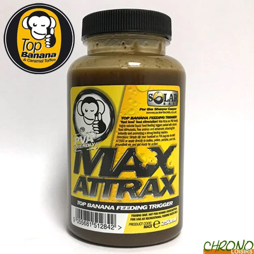 Solar Tackle Booster Solar Max Attrax Top Banana 250ml