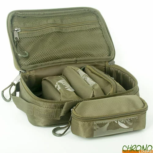 Trousse à Accessoires Carp Design Green Line + 4 Mini Trousse