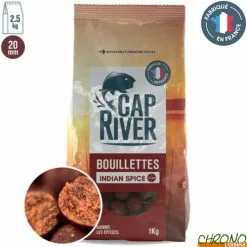 Bouillettes Cap River Indian Spice 20mm 2.5kg