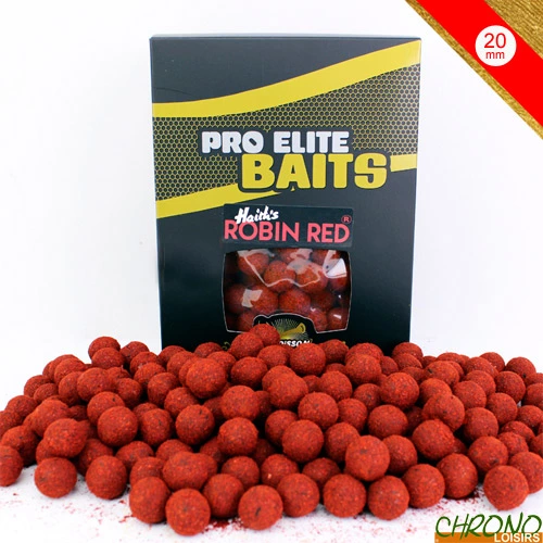 Bouillettes Pro Elite Baits Gold Robin Red 20mm 1kg