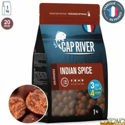 Bouillettes Cap River Indian Spice 20mm 1kg