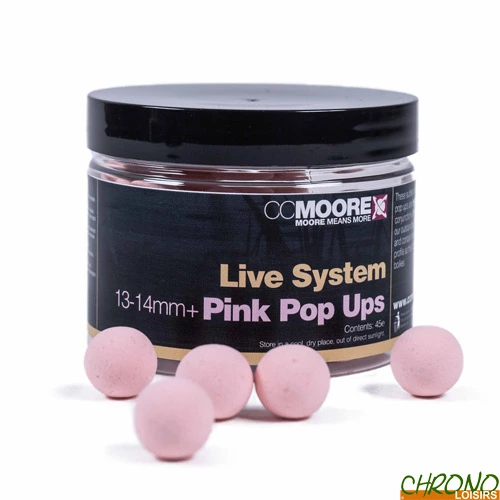 Pop Ups CC Moore Live System Pink 13/14mm (par 45)